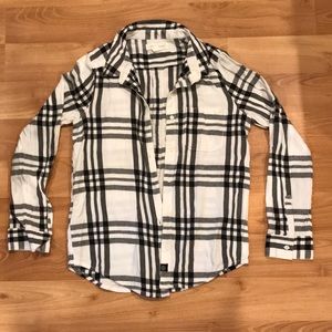 Treasure and bond soft flannel plaid shirt